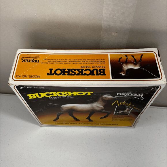 Breyer Horse 1985 Buckshot Famous Spanish Barb #415 Bob Scriver New Open Box - Picture 10 of 10